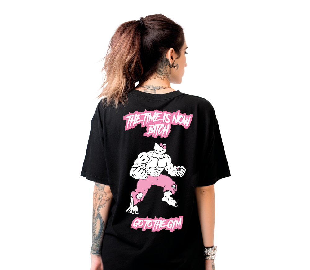 Playera entrenamiento Gym the time is now