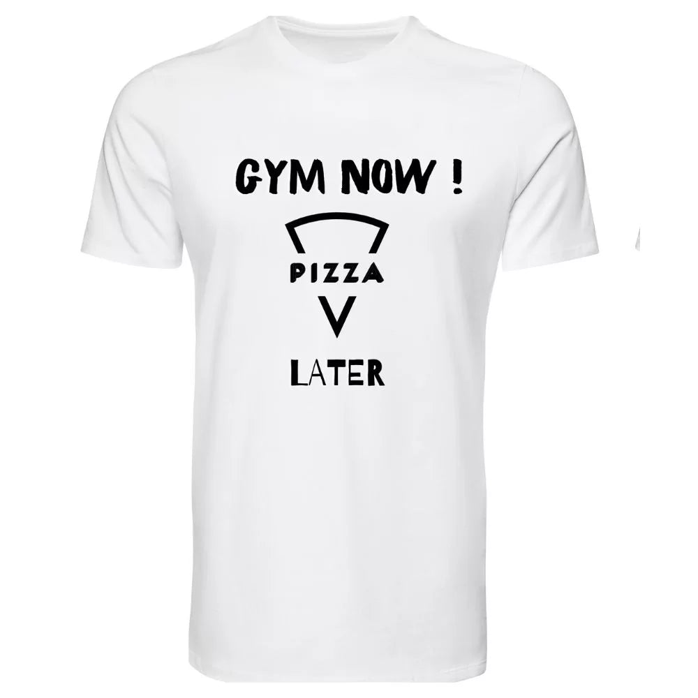 Playera Entrenamiento Deportiva Gymker Pizza Later