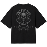 Playera oversize CULTO 01/ IRON DROP