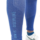 Leggin de entrenamiento Push Up Azul