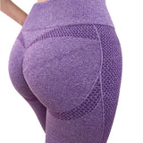 Leggin de entrenamiento Push Up Morado