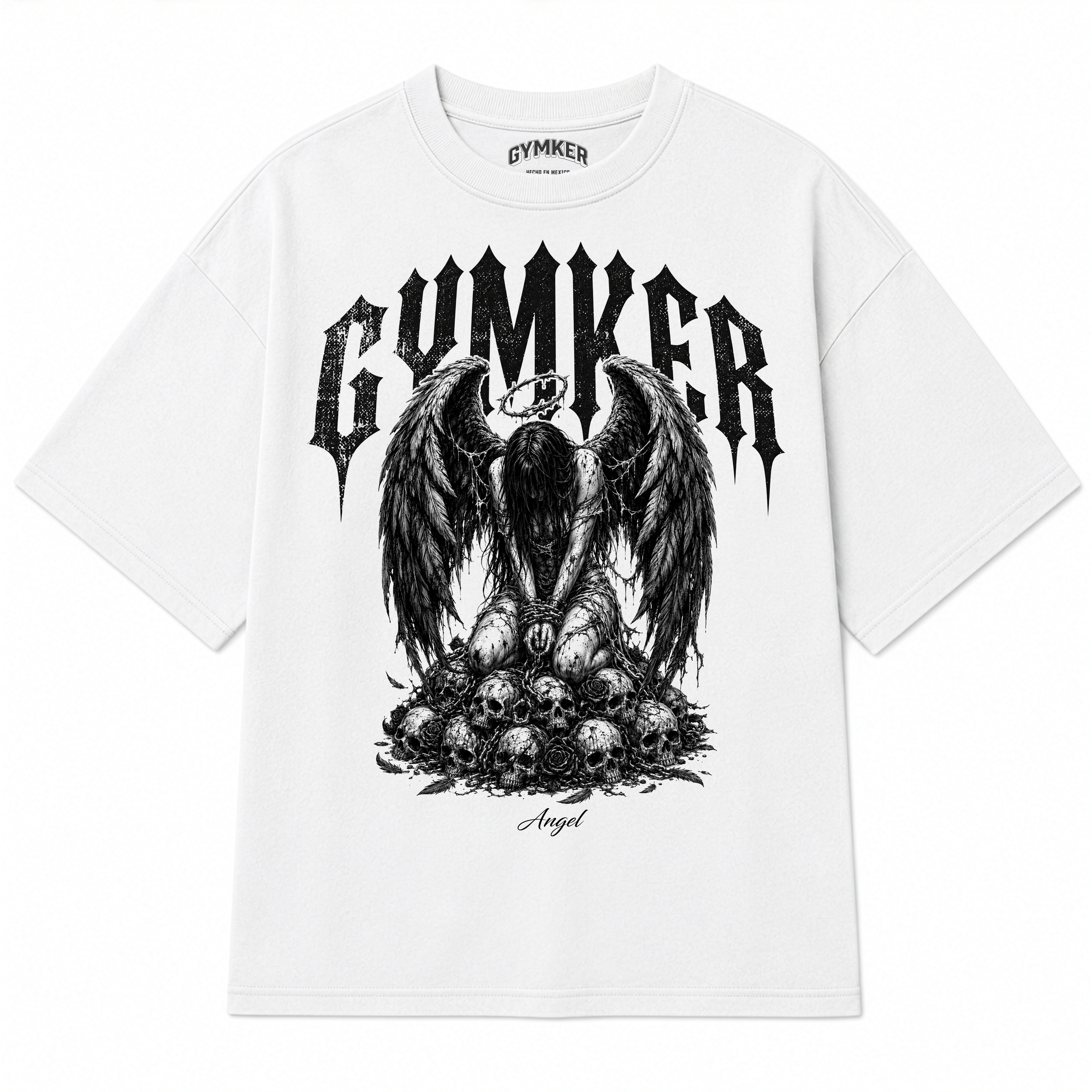 Playera Oversize Ángel Condenados Drop GYMKER