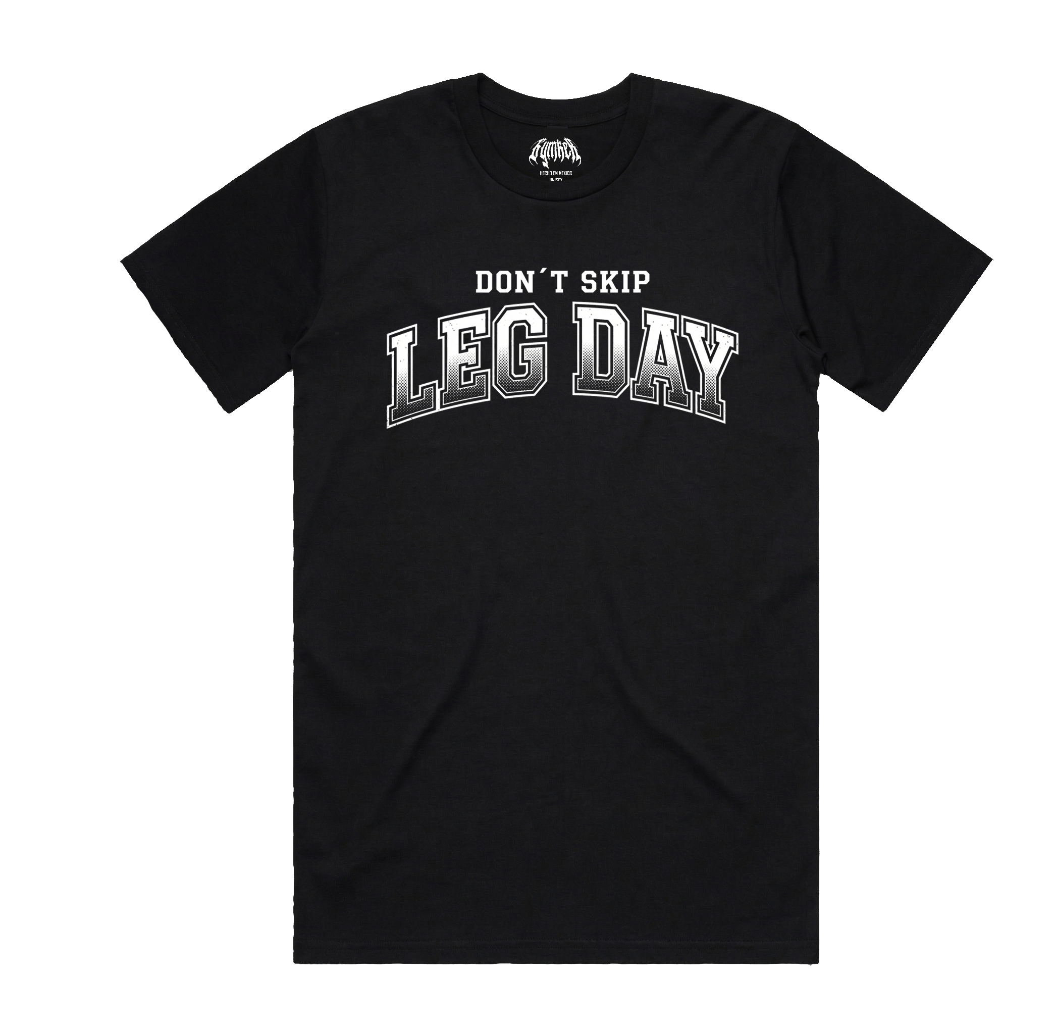 Playera Regular Fit Leg Day GYMKER 250 g