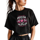 Crop top Oversize mujer Pesado y Al Fallo