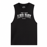 Playera tank Leg Day