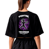 Crop top Oversize mujer Fighter