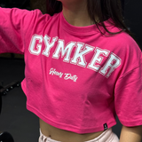 Crop top Oversize mujer HEAVY DUTY (rosa)