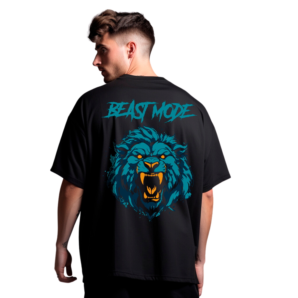 Playera entrenamiento oversize Beast Mode Leon