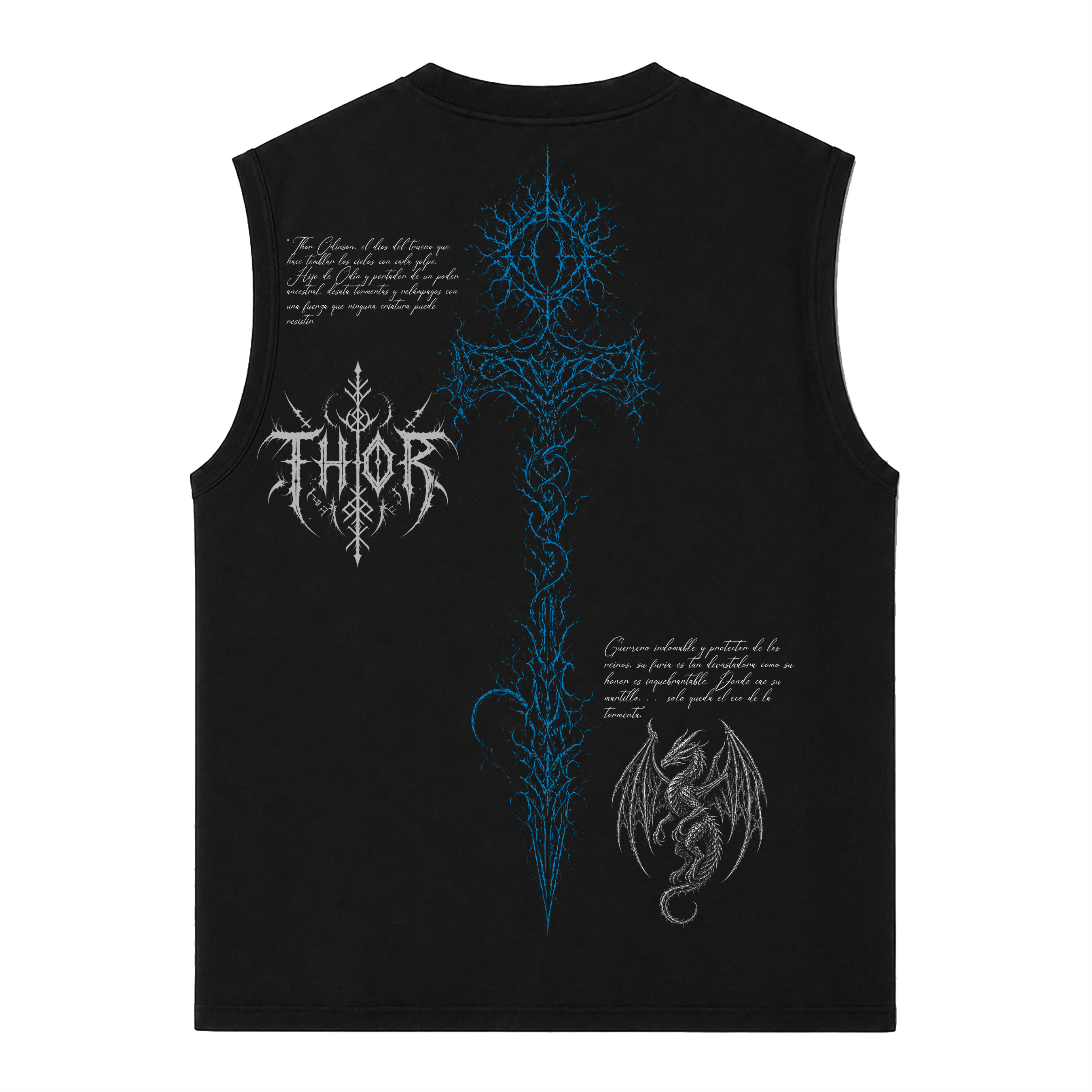 Playera tank Oversize Thor Nordic Collection