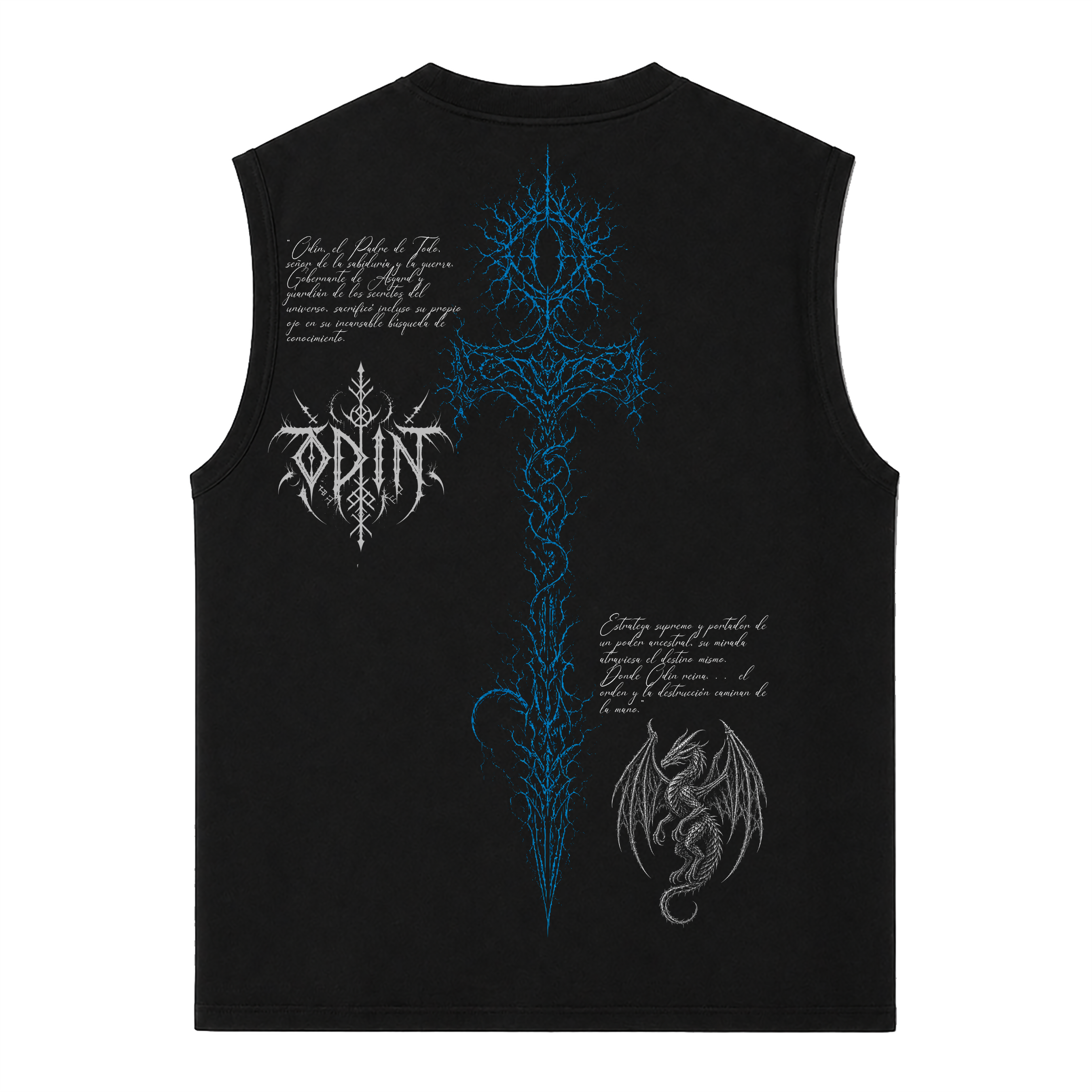 Playera tank Oversize ODIN Nordic Collection