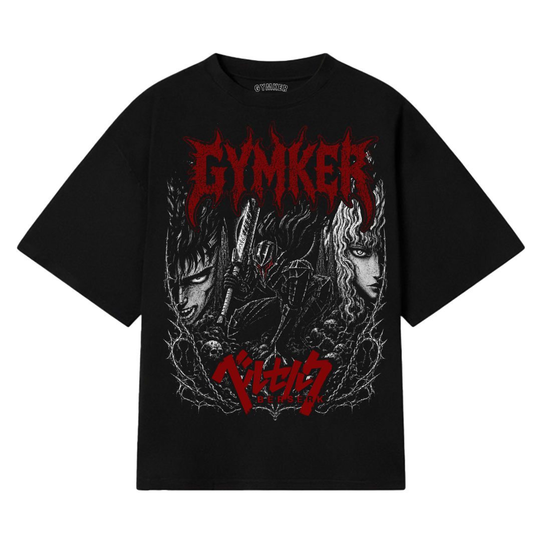 Playera oversize Berserk B03 GYMKER