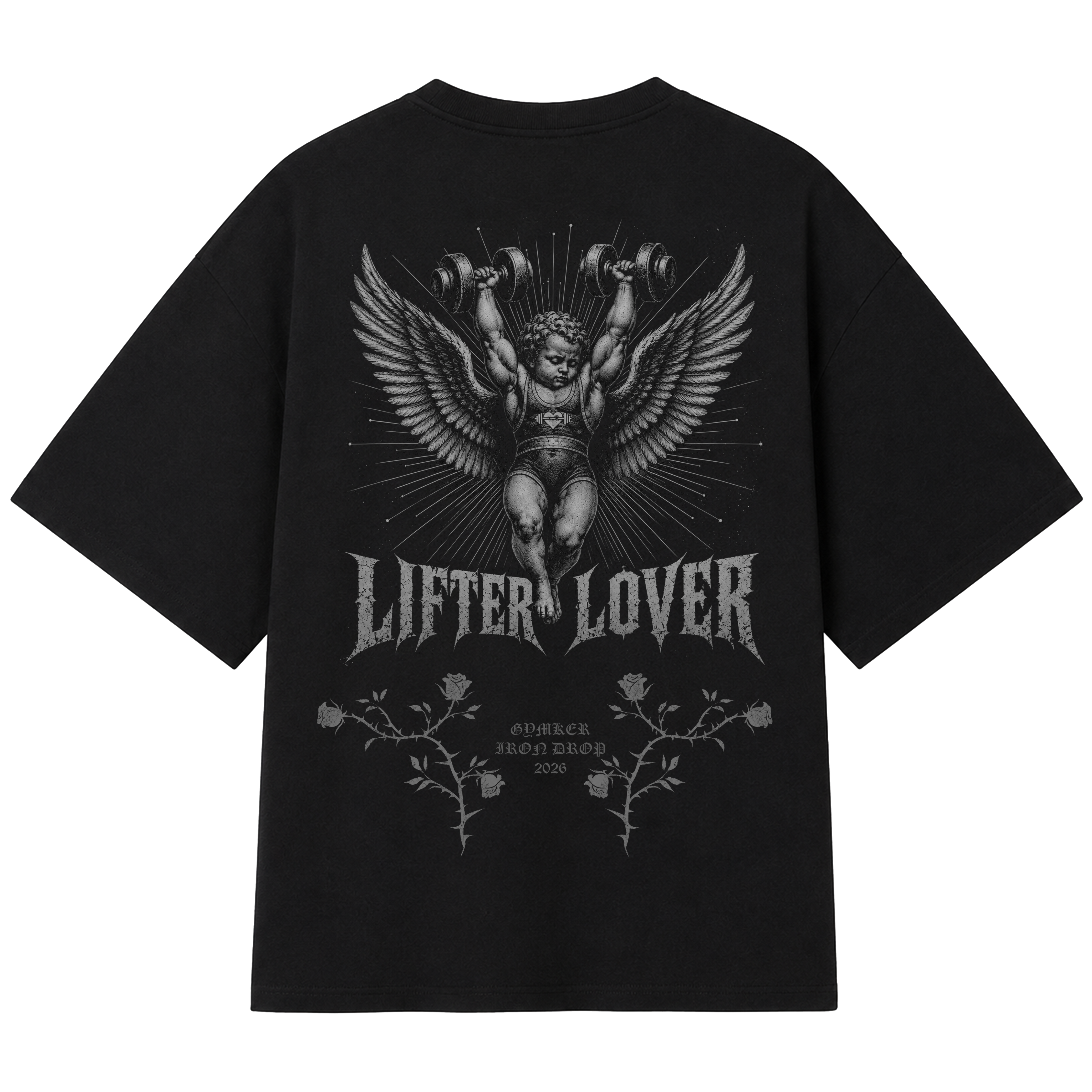 Playera Oversize Lifter 01 Iron Drop GYMKER