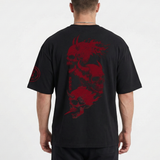 Playera entrenamiento oversize skulls