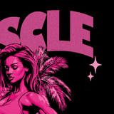 Playera entrenamiento oversize Muscle Mommy