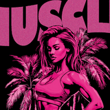 Crop top Oversize mujer Muscle Mommy