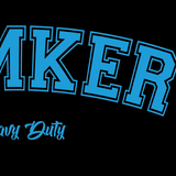 Playera entrenamiento Oversize negra  GYMKER-HEAVY DUTY