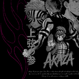 Playera oversize akaza