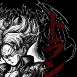 Playera oversize TRUNKS  SAIYAJIN COLLECTION