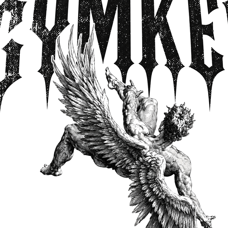 Playera oversize Lucifer - Condenados DROP