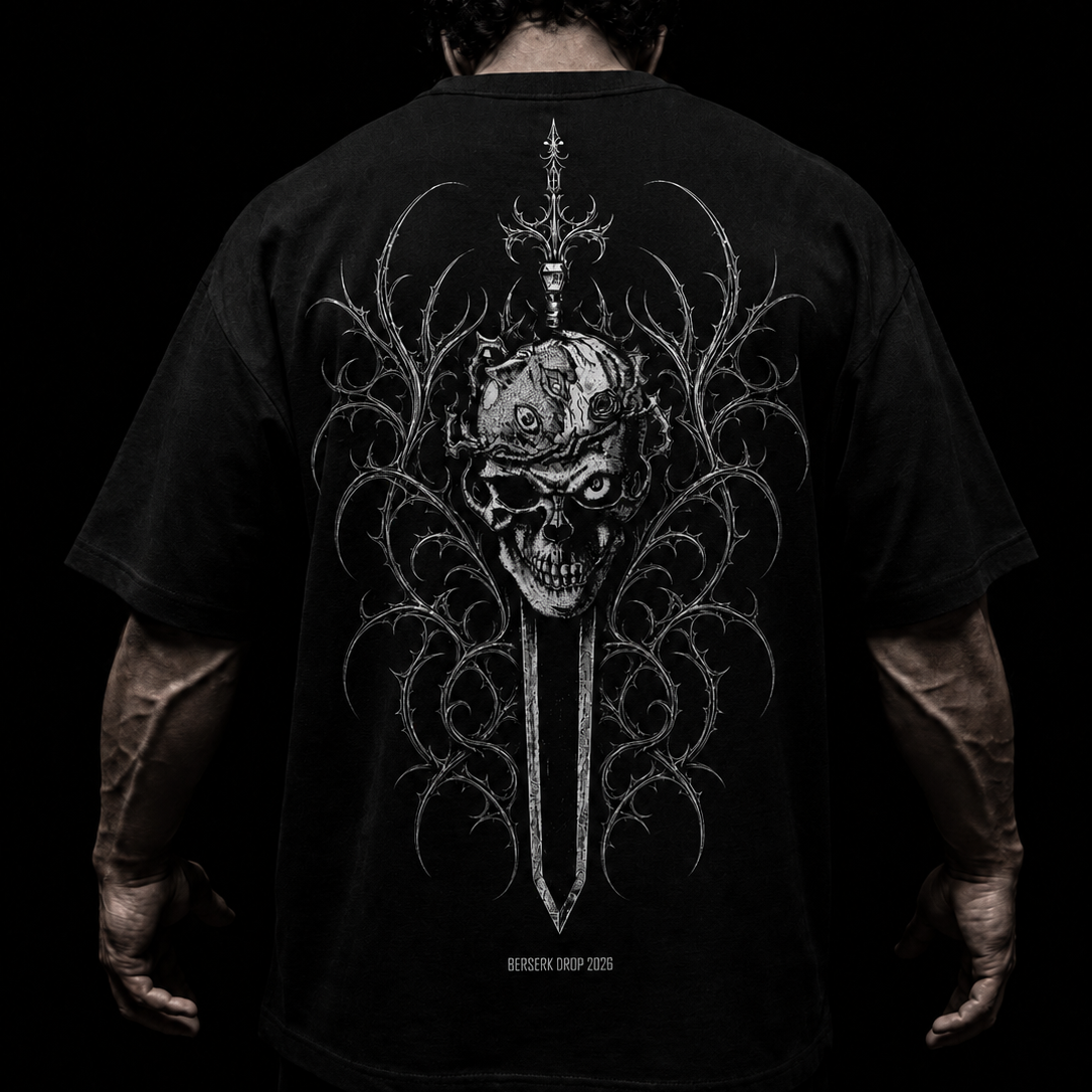 Playera oversize Berserk drop B01 (PREVENTA DEL 15 AL 18 DE JUNIO)