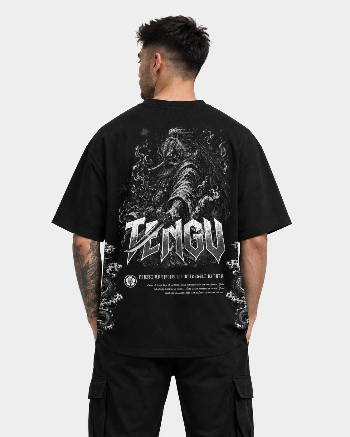 Playera Tengu oversize - vista de producto