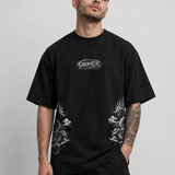 Playera Tengu Japan Drop GYMKER - detalle gráfico