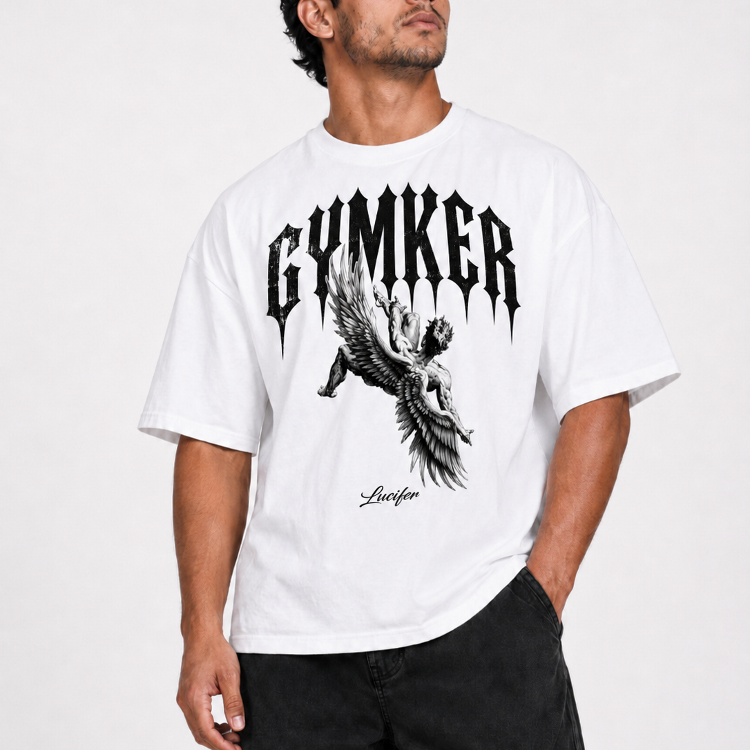 Playera oversize Lucifer - Condenados DROP