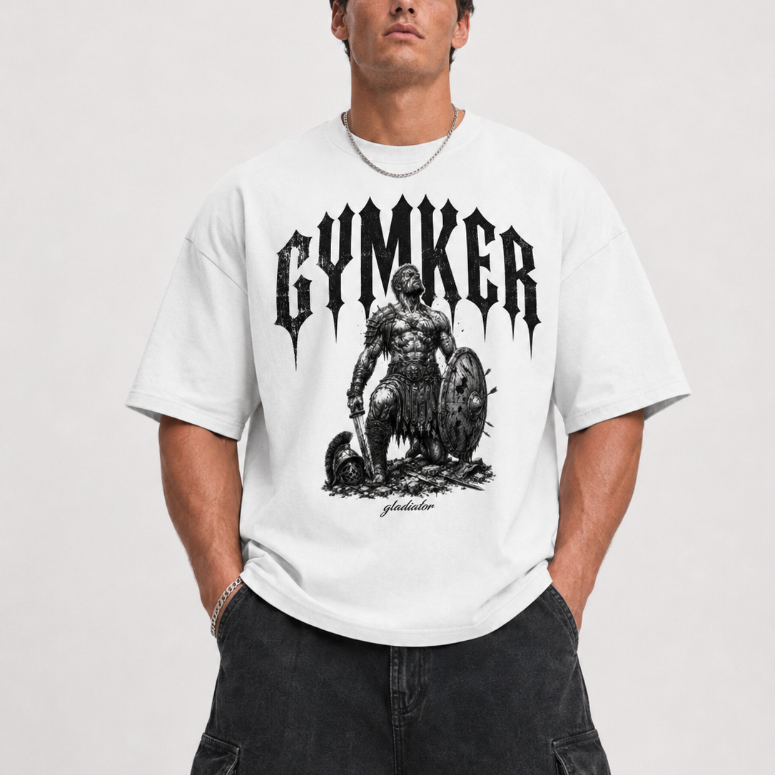 Playera oversize Gladiador - Condenados DROP