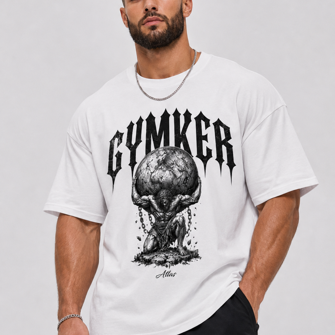 Playera oversize Atlas - Condenados DROP