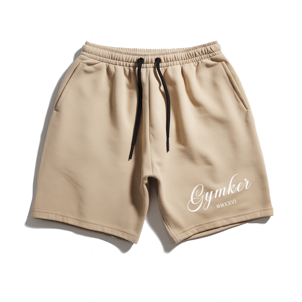 Short deportivo clásico beige GYMKER