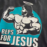 Playera Entrenamiento Tank top Reps For Jesus