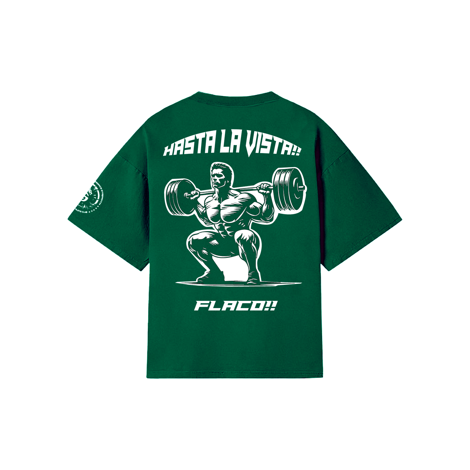 Playera entrenamiento oversize Hasta la Vista