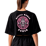 Crop top Oversize mujer Muscle women Power