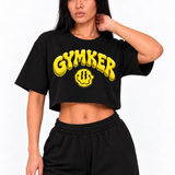 Crop Top Mujer YELLOW smile | 200 g/m²