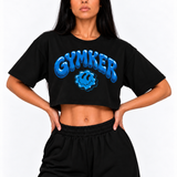 Crop Top Mujer BLUE smile | 200 g/m²