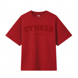 Playera entrenamiento Oversize ROJA GYMKER-HEAVY DUTY