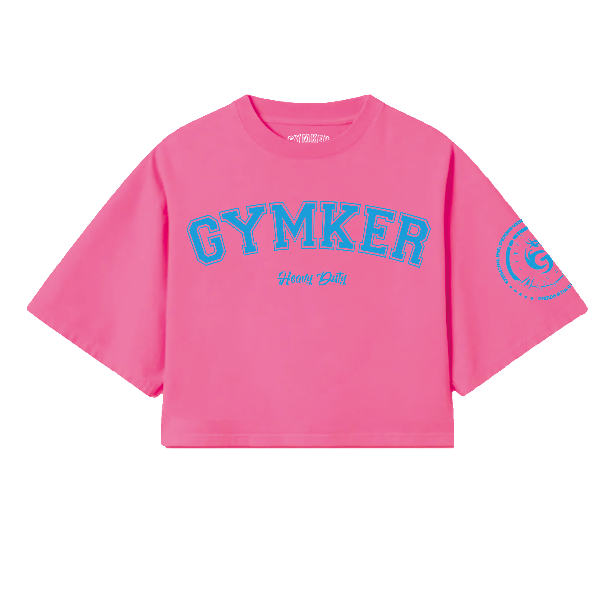 Crop top mujer HEAVY DUTY (rosa)