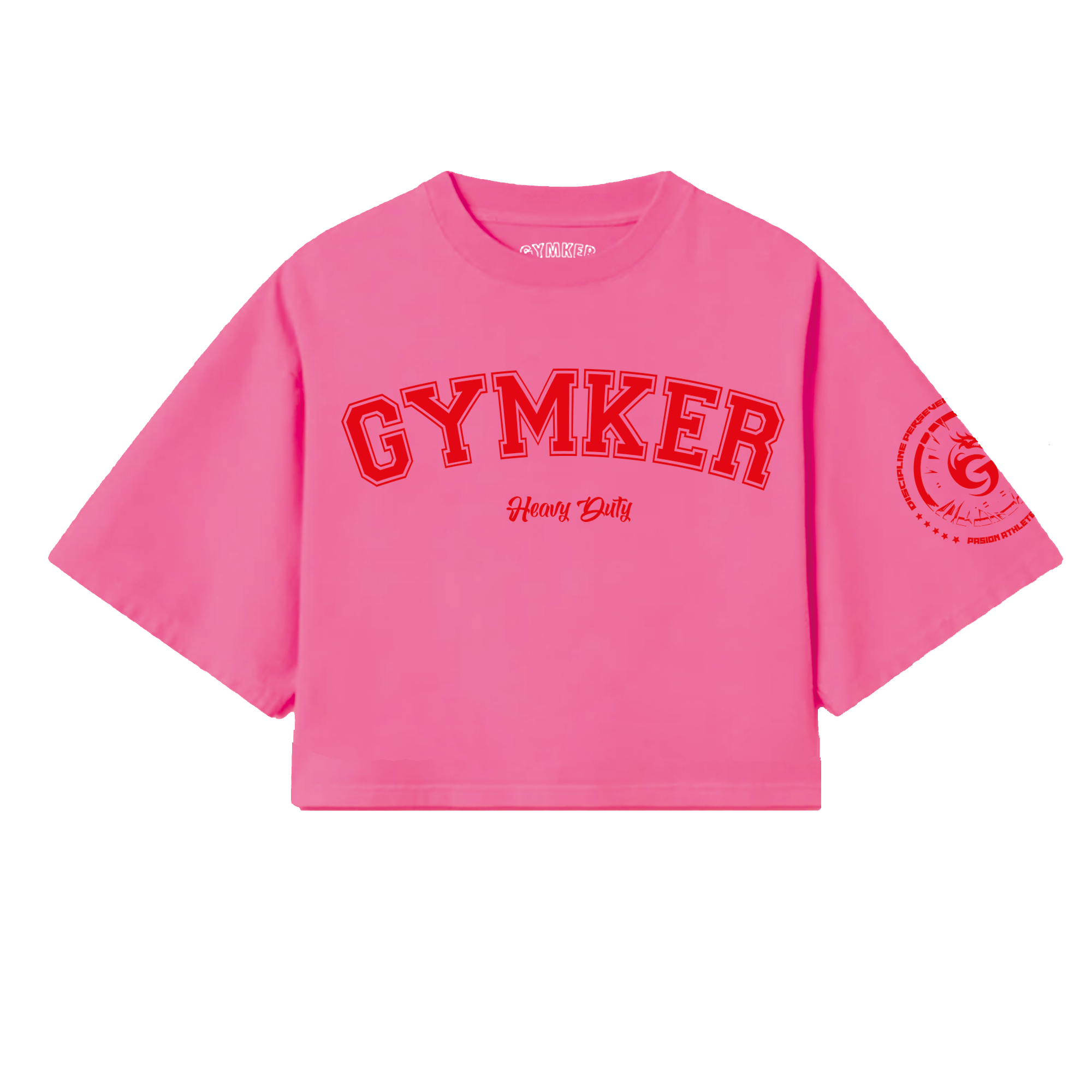 Crop top mujer HEAVY DUTY (rosa)