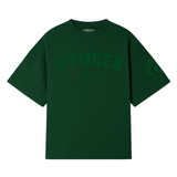 Playera entrenamiento Oversize VERDE GYMKER-HEAVY DUTY