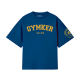 Playera entrenamiento Oversize AZUL GYMKER-HEAVY DUTY