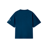 Playera entrenamiento Oversize Basic AZUL