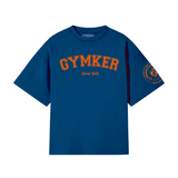 Playera entrenamiento Oversize AZUL GYMKER-HEAVY DUTY