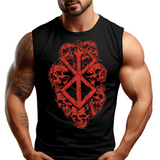 Playera Entrenamiento Tank top Berserk Craneos