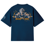 Playera entrenamiento oversize vegeta bicep time