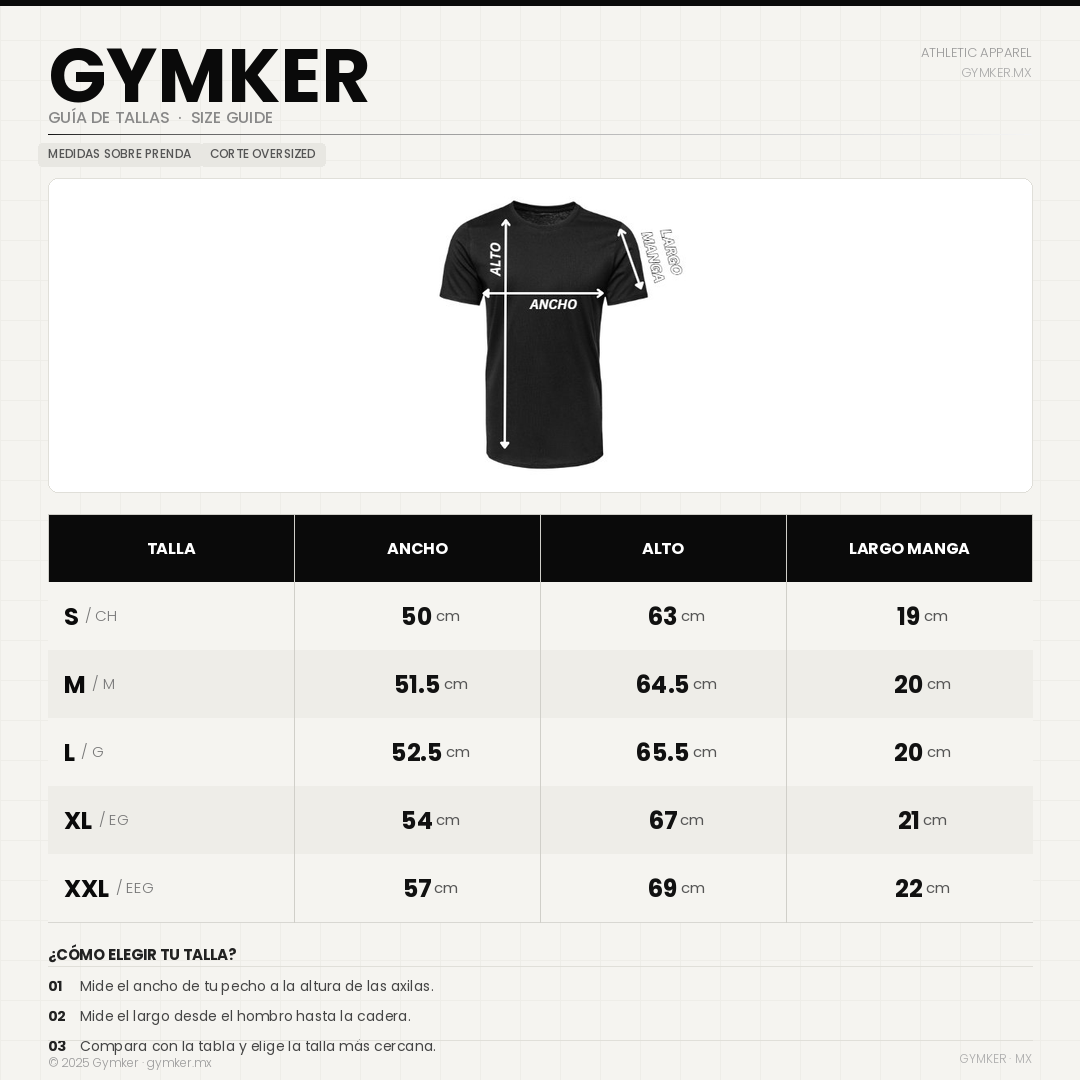 Playera regular MENTZER