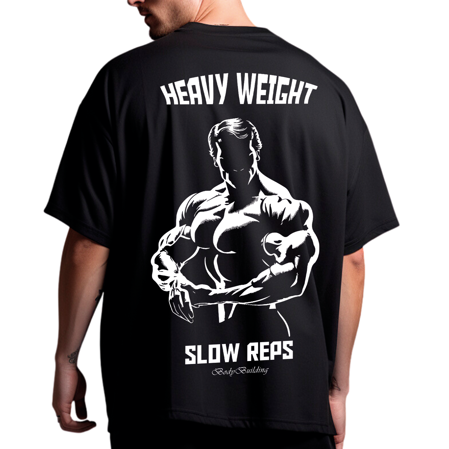 Playera entrenamiento oversize Heavy Weight