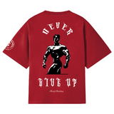 Playera entrenamiento oversize Never give up