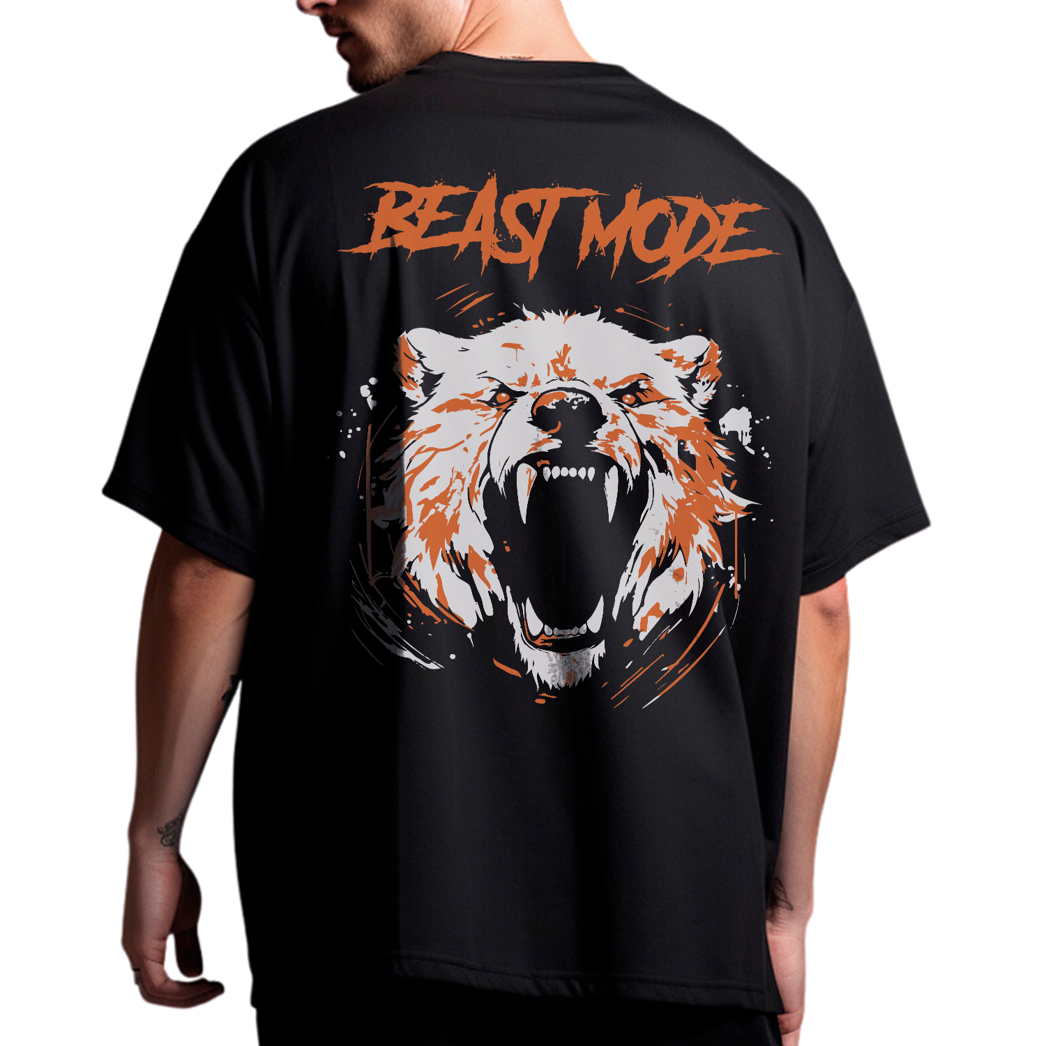 Playera entrenamiento oversize Beast Mode Oso