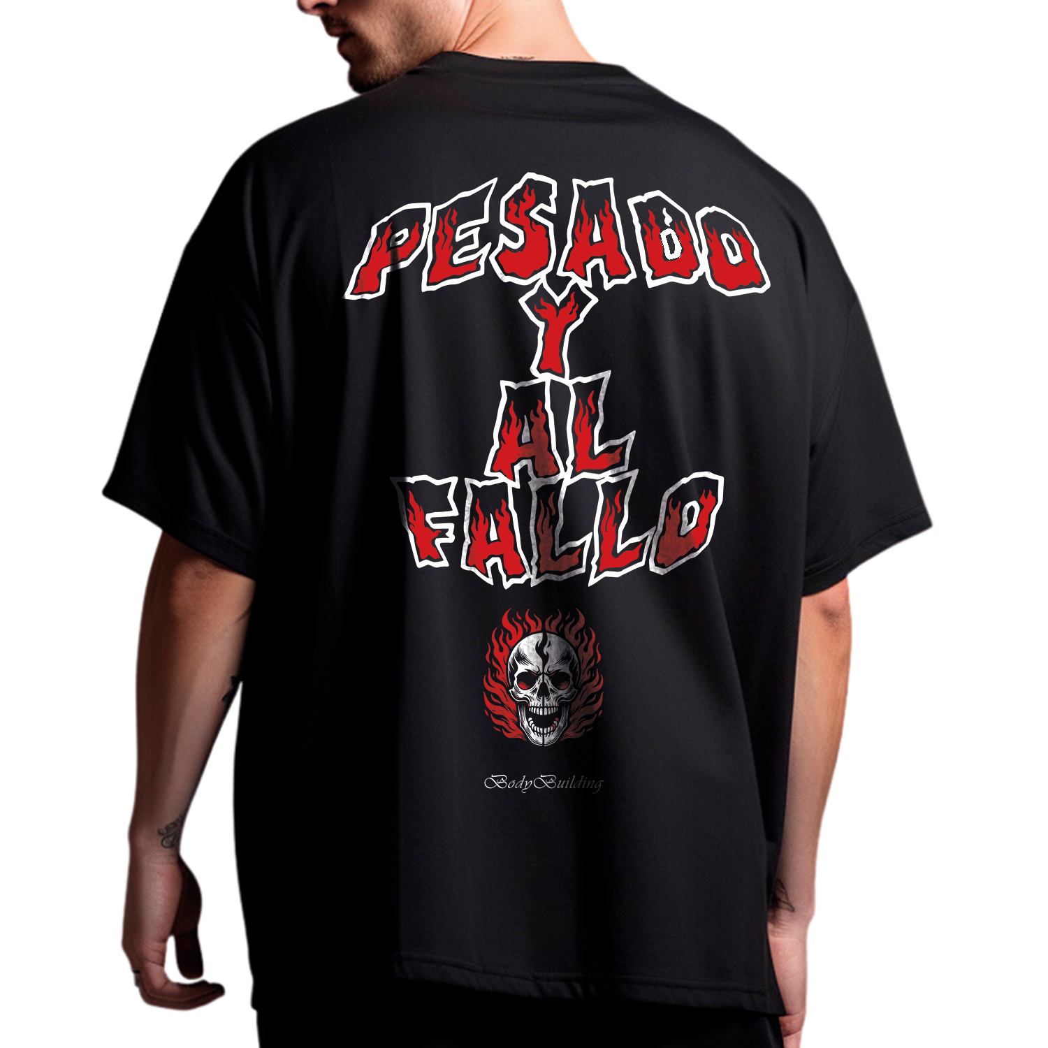 Playera entrenamiento oversize Pesado Y al Fallo