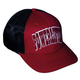 Gorra Powerlifter unitalla ajustable roja y negro